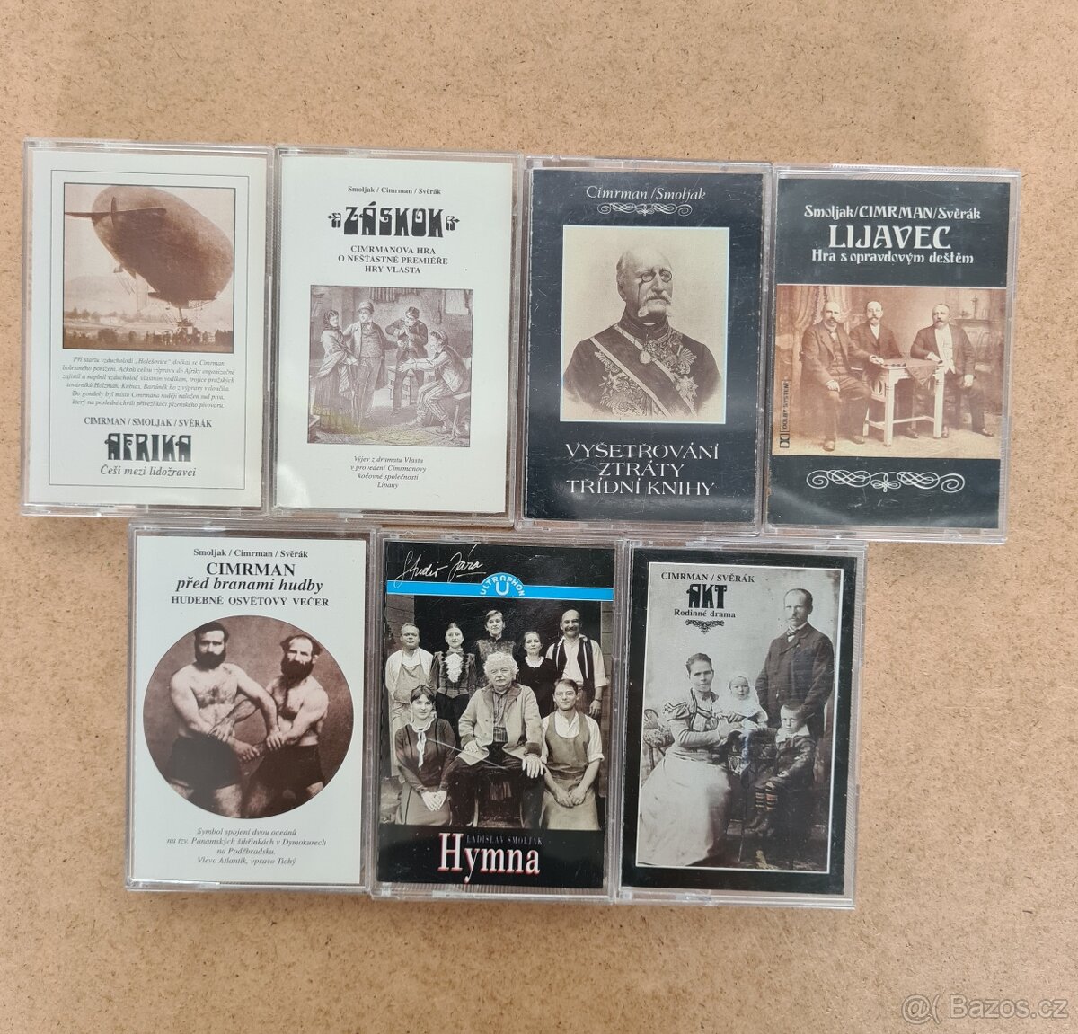 MC kazety Jára Cimrman