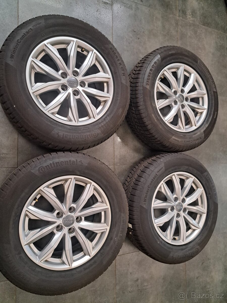 Alu kola R17, 5x112, ET34, 7J (prodam i bez pneu)