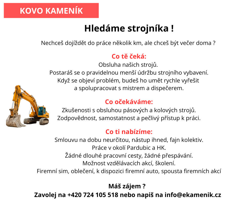 Strojník - obsluha stavebních strojů HPP