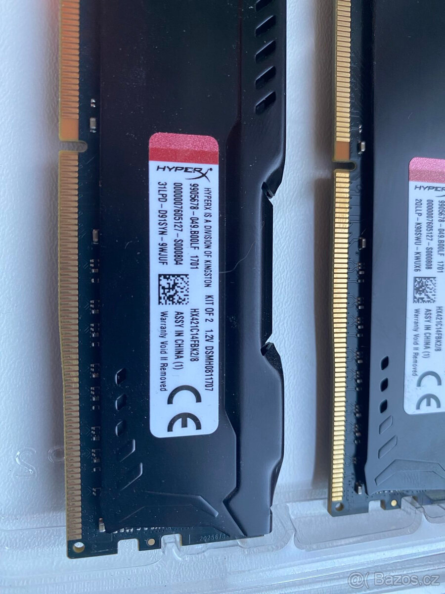 Kingston HX421C14FBK2/8 2x4GB DDR4-2133 RAM
