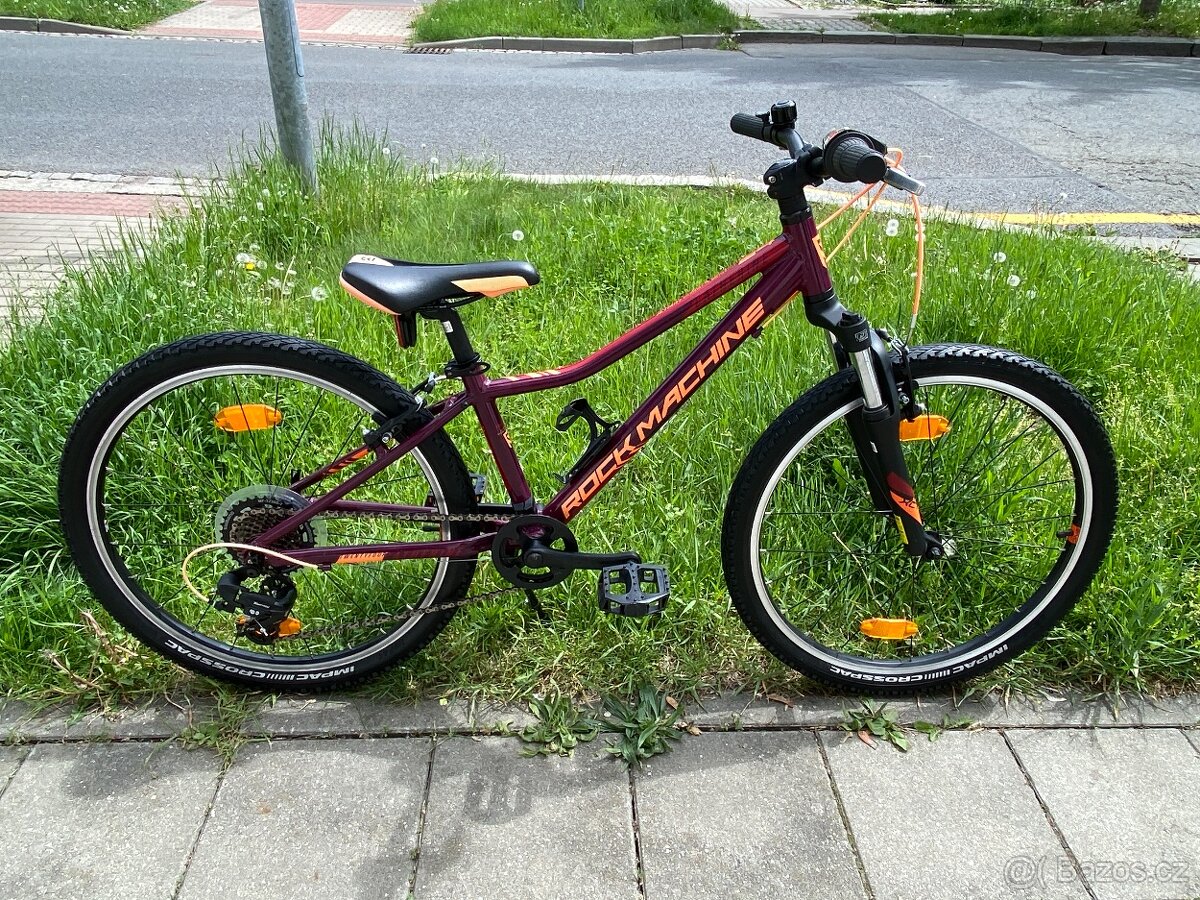 24" dívčí kolo Rock Machine Catherine na výšku 120-145cm