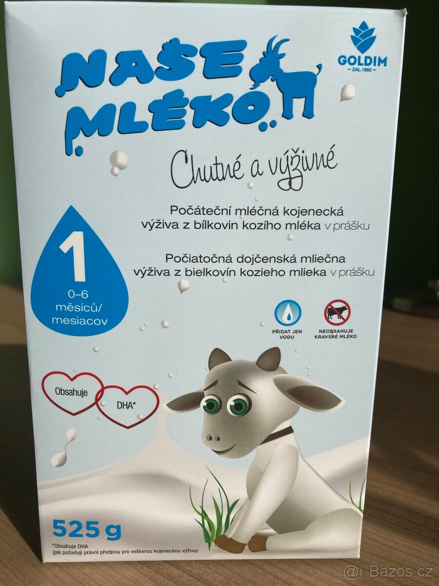Kojenecké kozí mléko