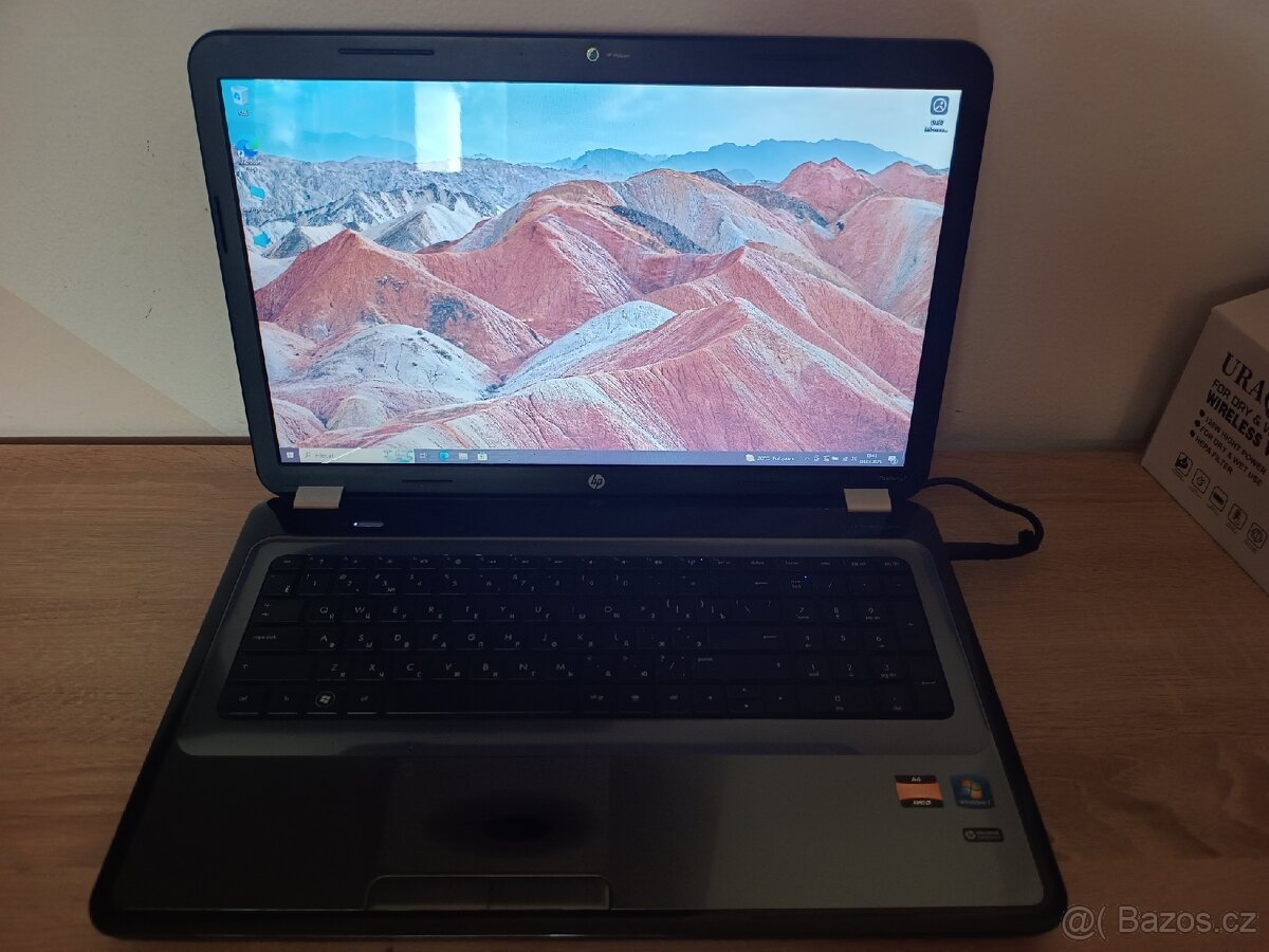 HP, velky 17,3", AMD A4, 6Gb/ 240GB SSD, Win10, nová bateri