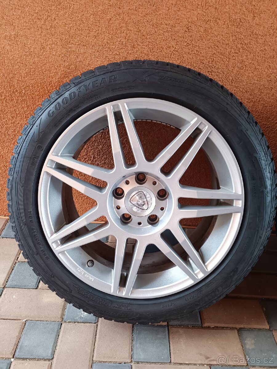 Alu kola 17 se zimními pneu Goodyear 225/50 R17