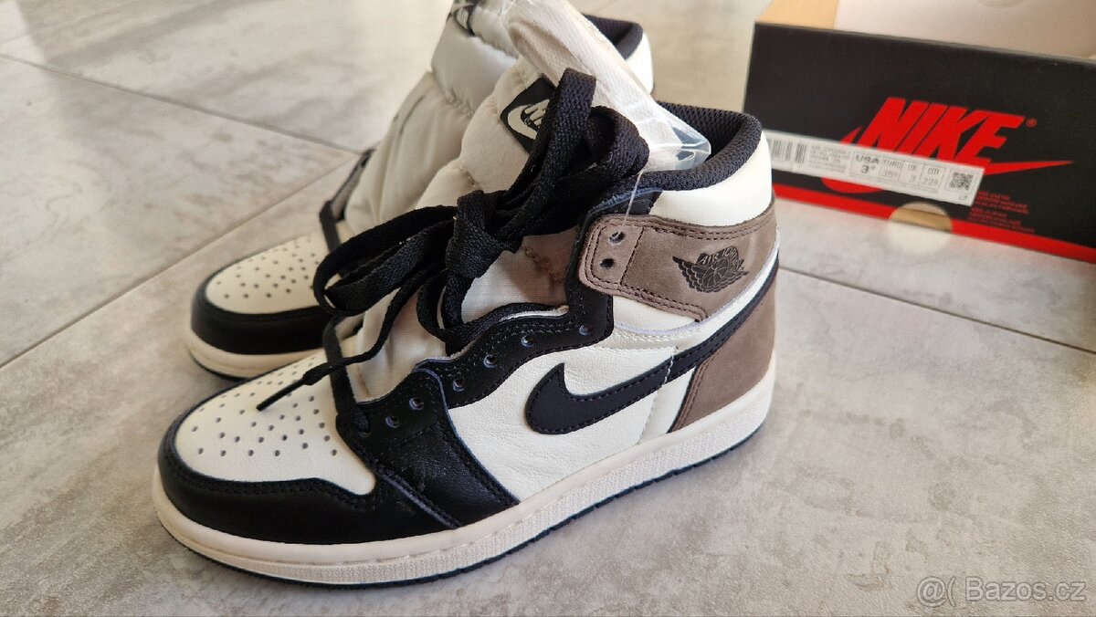 Ďetské boty Air Jordan 1 High OH Dark Moka,vel.35,5,orig