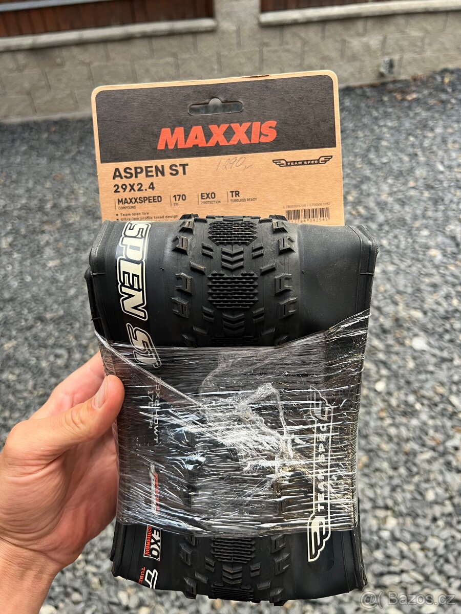 Pláště Maxxis Aspen ST, Reaver, Receptor