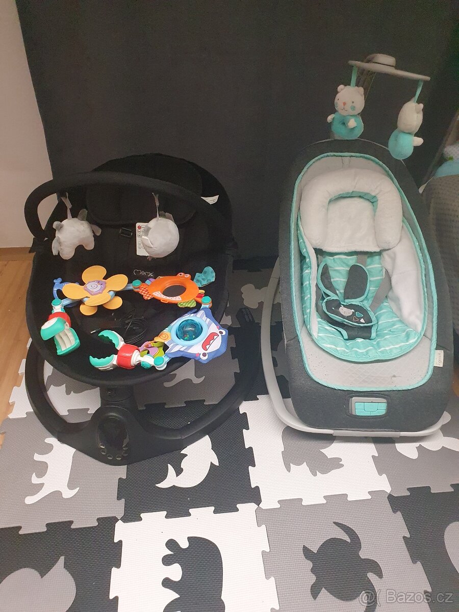 Elektrické houpátko MoMi Kenani +houpátko Ingenuity