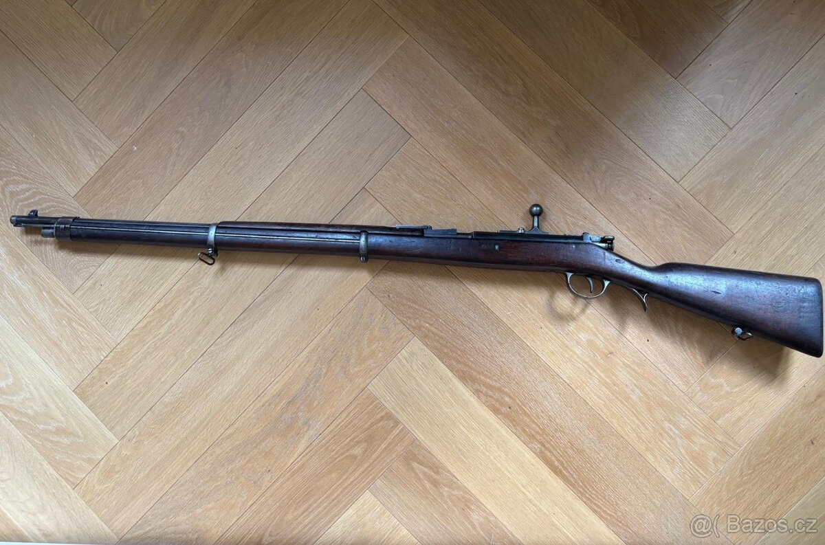 RU puška Steyr M1886 Kropatschek koloniální