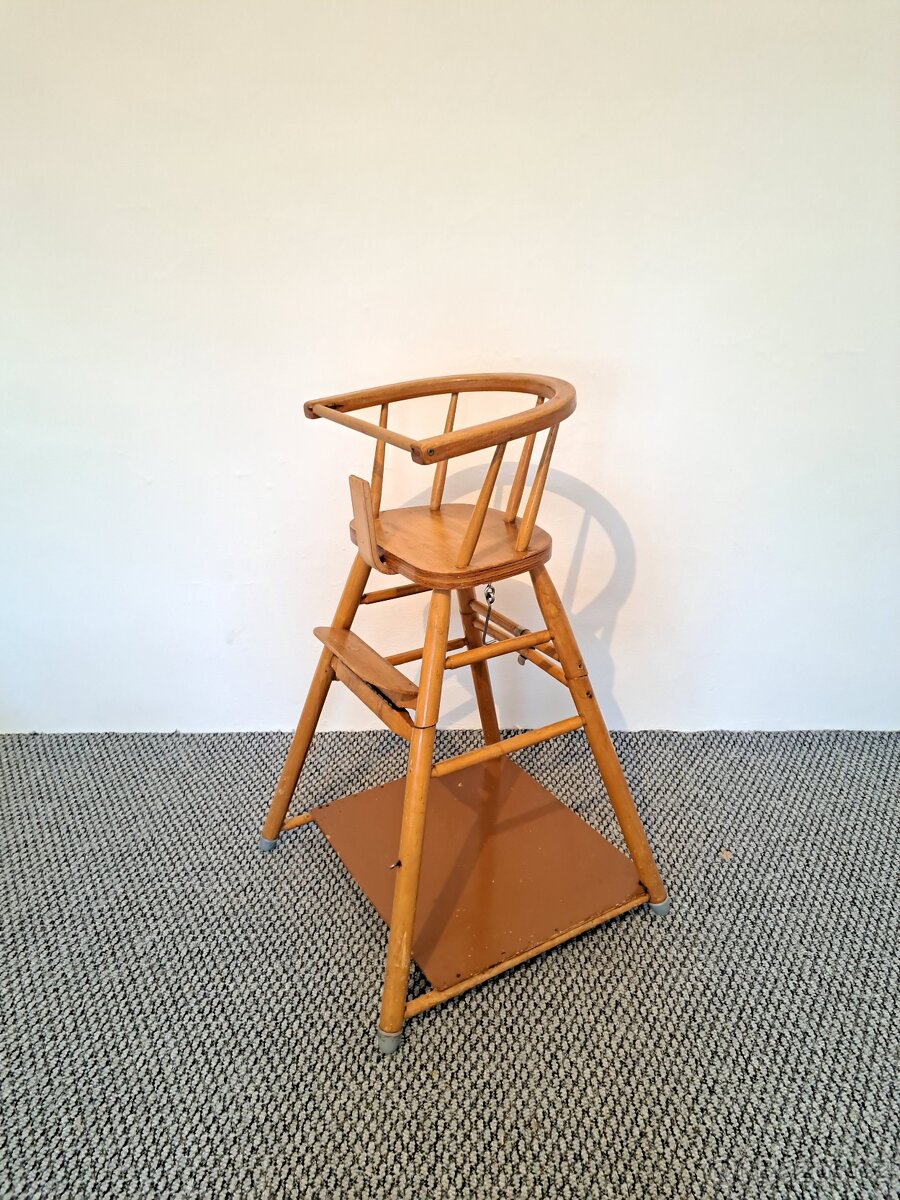 Dětská jídelní židlička RETRO