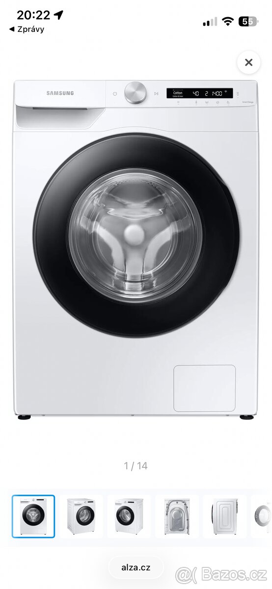 Chytrá pračka Samsung