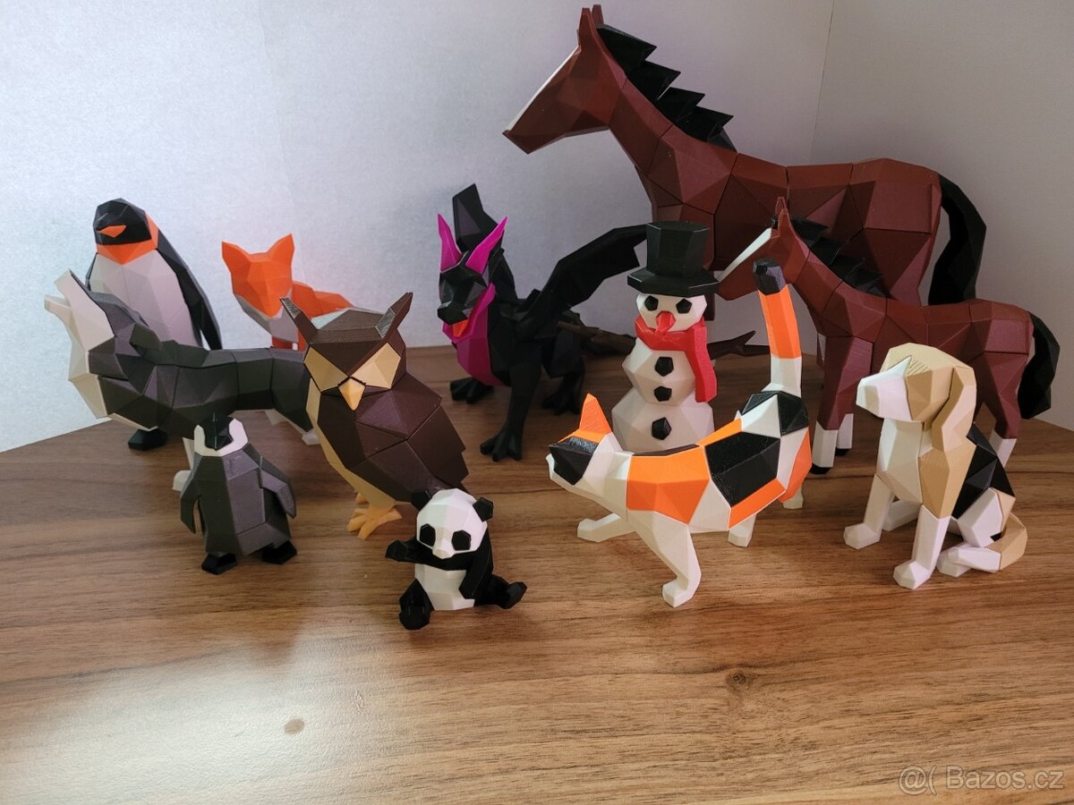 Magnetické zvířatka 3D puzzle