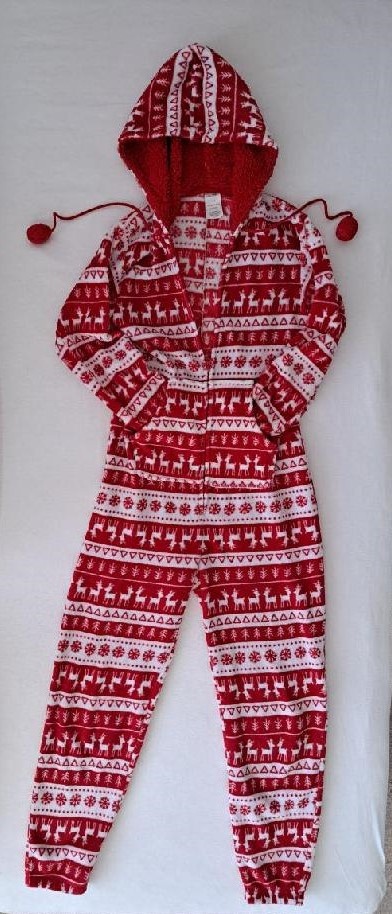 vánoční overal s kapucí, vel. S