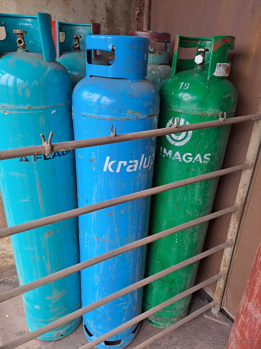Propan butanové láhve 33kg