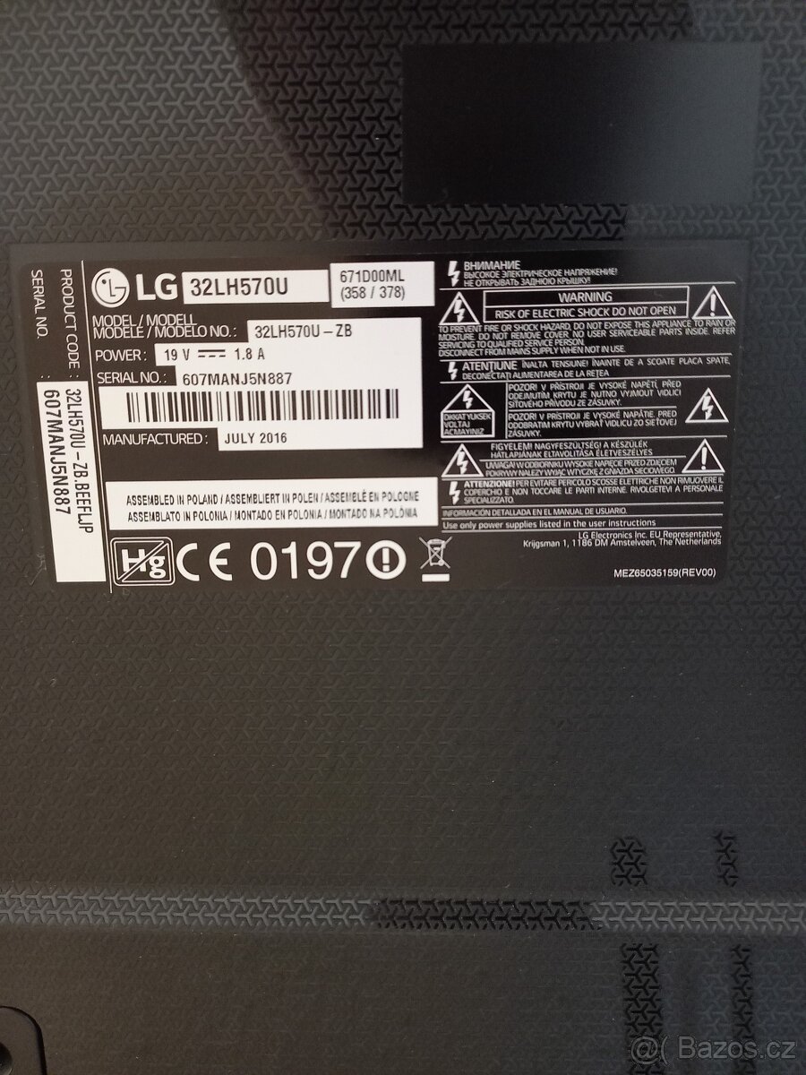 Televize LG 32LH570U