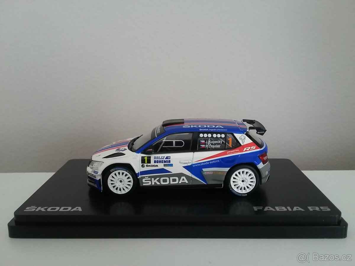 model ŠKODA FABIA III R5 Rally Bohemia 2018 / ABREX