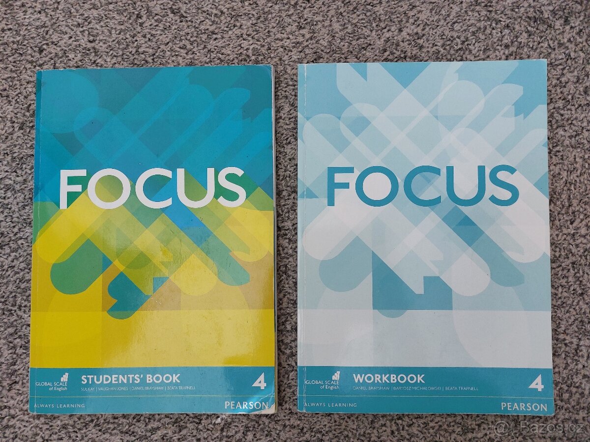 Focus 4 angličtina učebnice + pracovní sešit