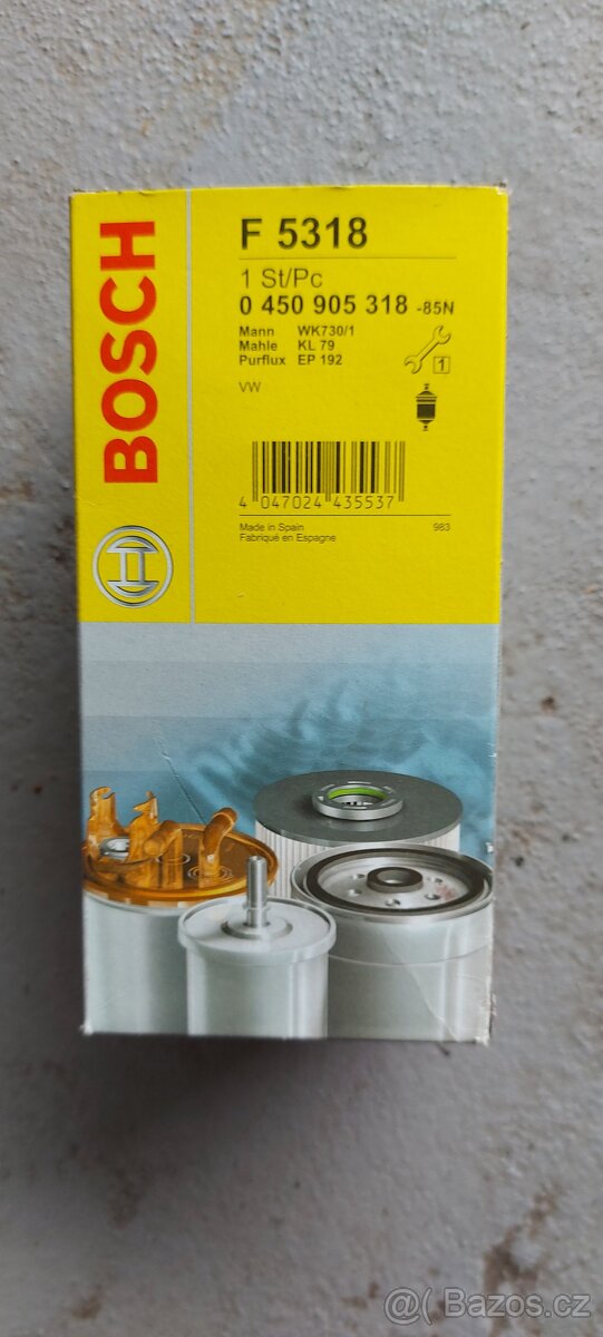 BOSCH F5318-palivový filtr-nový