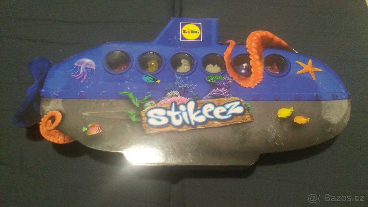 Stikeez, dřevěné kostky TOFA, Abeceda, Razítka, Harry Potter