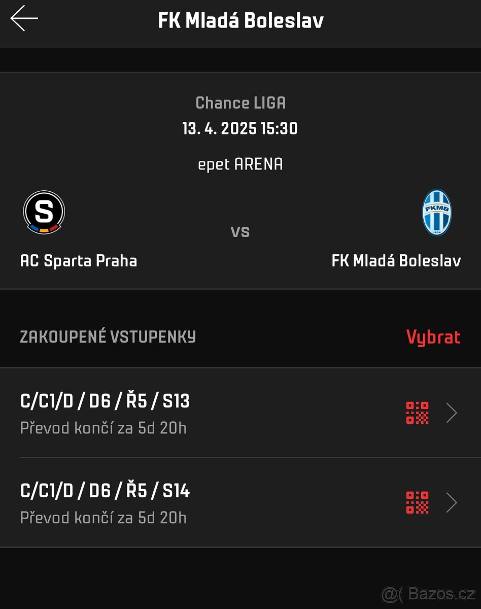AC Sparta Praha - Mladá Boleslav 13.04.2025