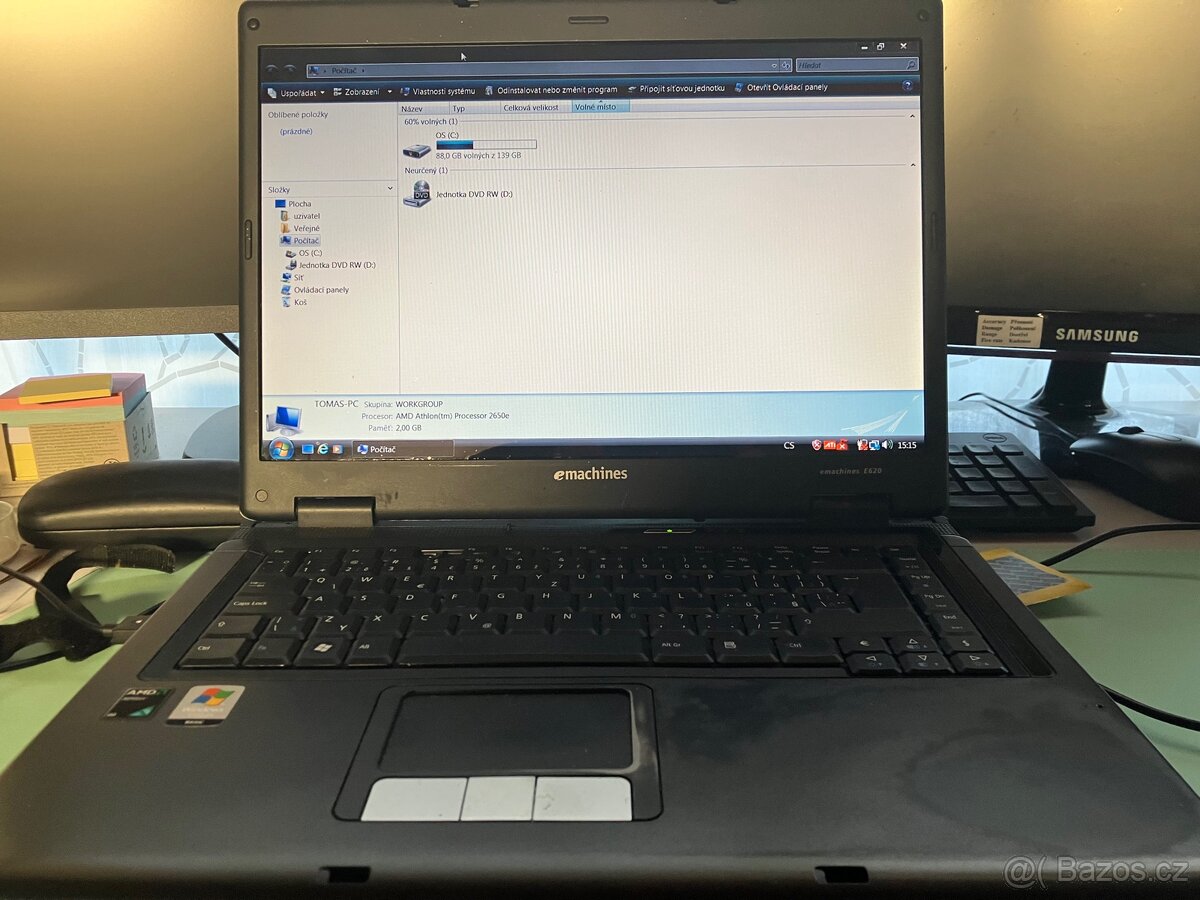 Notebook eMachines E620 Kaw60