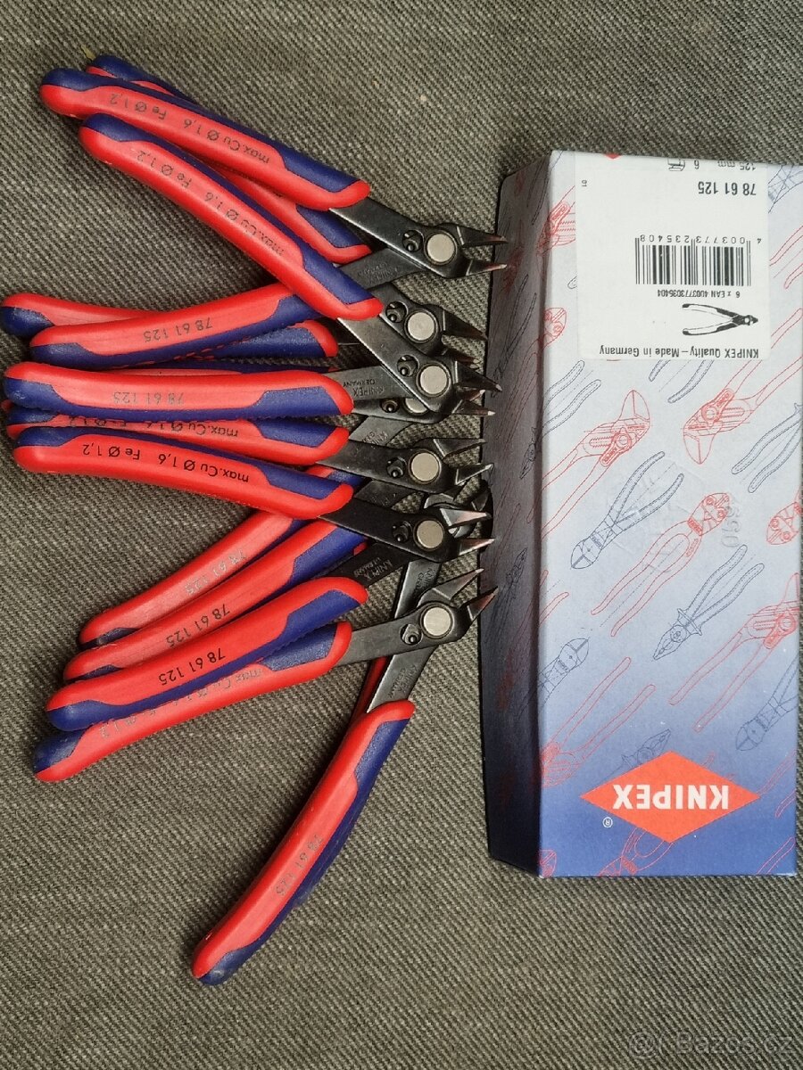 Kleštičky KNIPEX 78 61 125 - na drátky