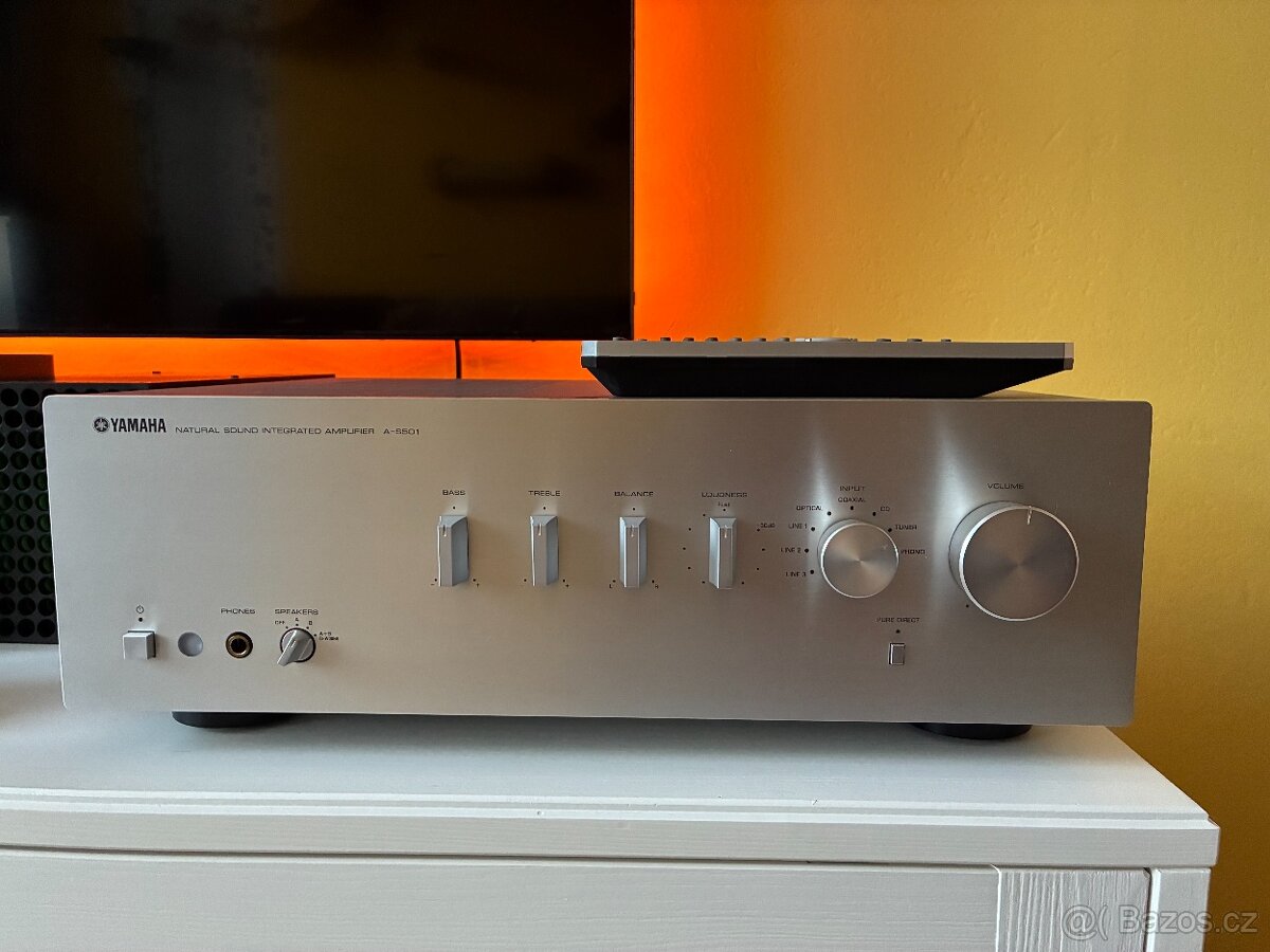 Yamaha A-S501 - stříbrný
