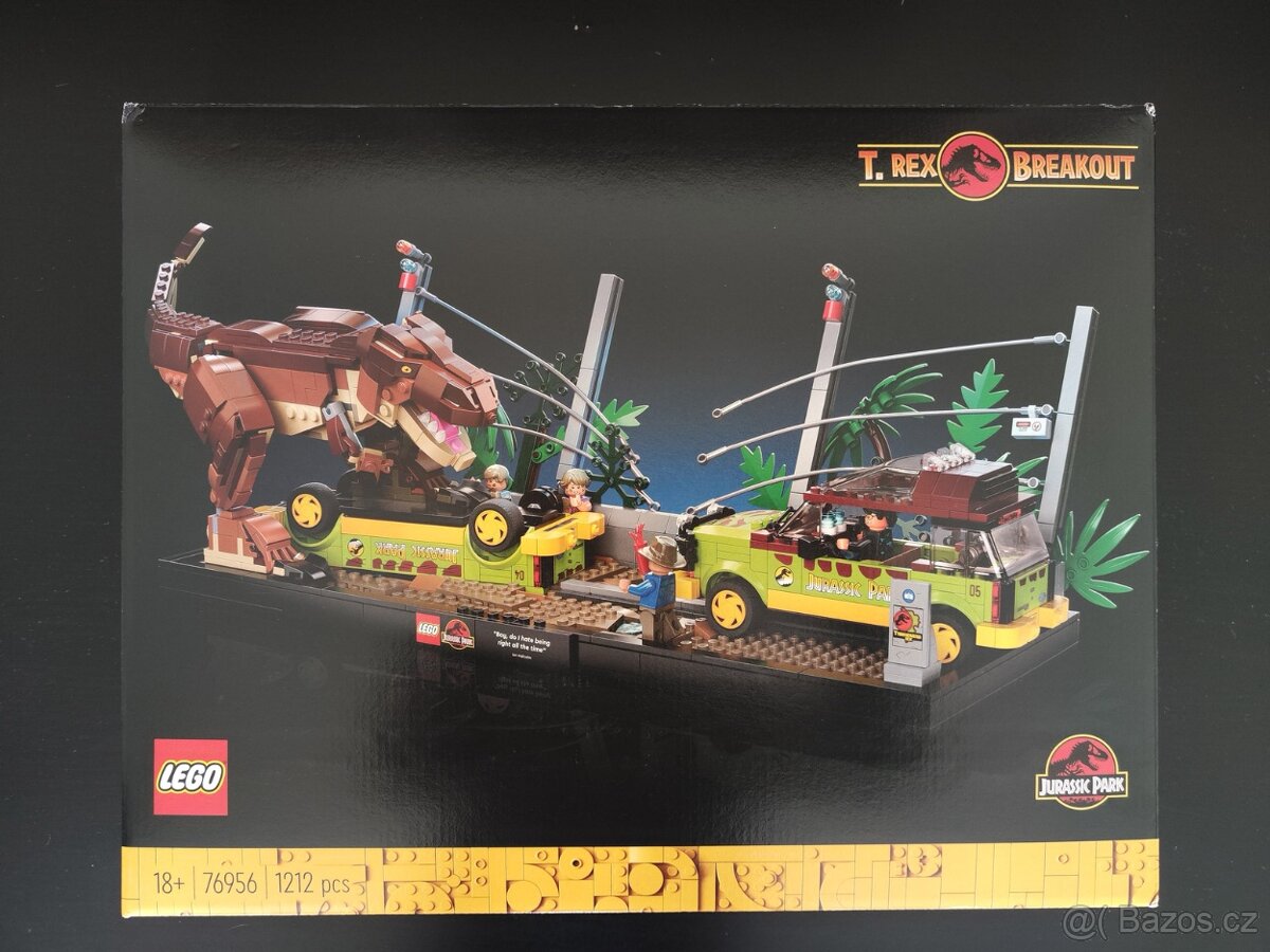 Nové Lego 76956 Útěk T. Rexe