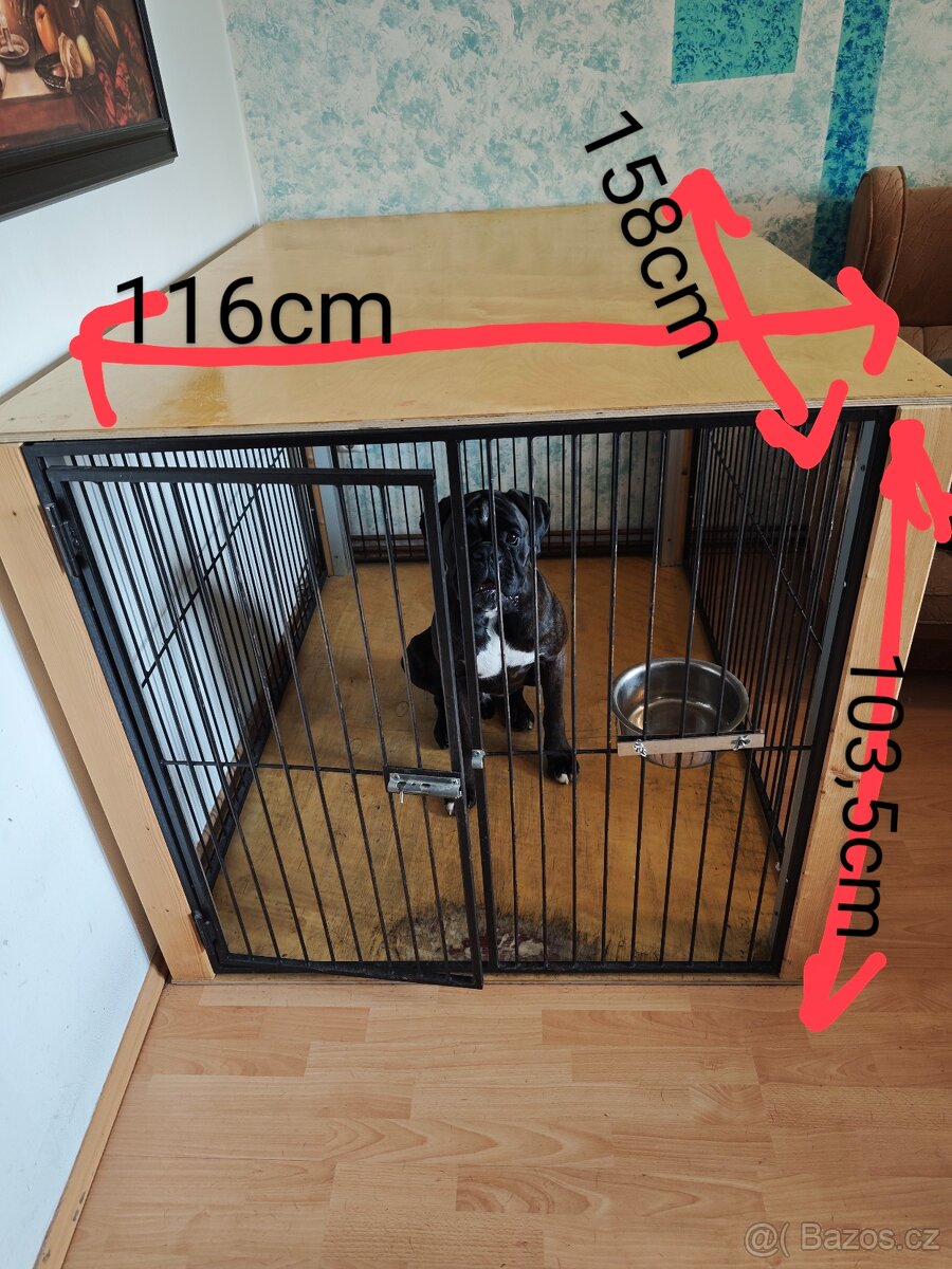 Velká klec pro psa