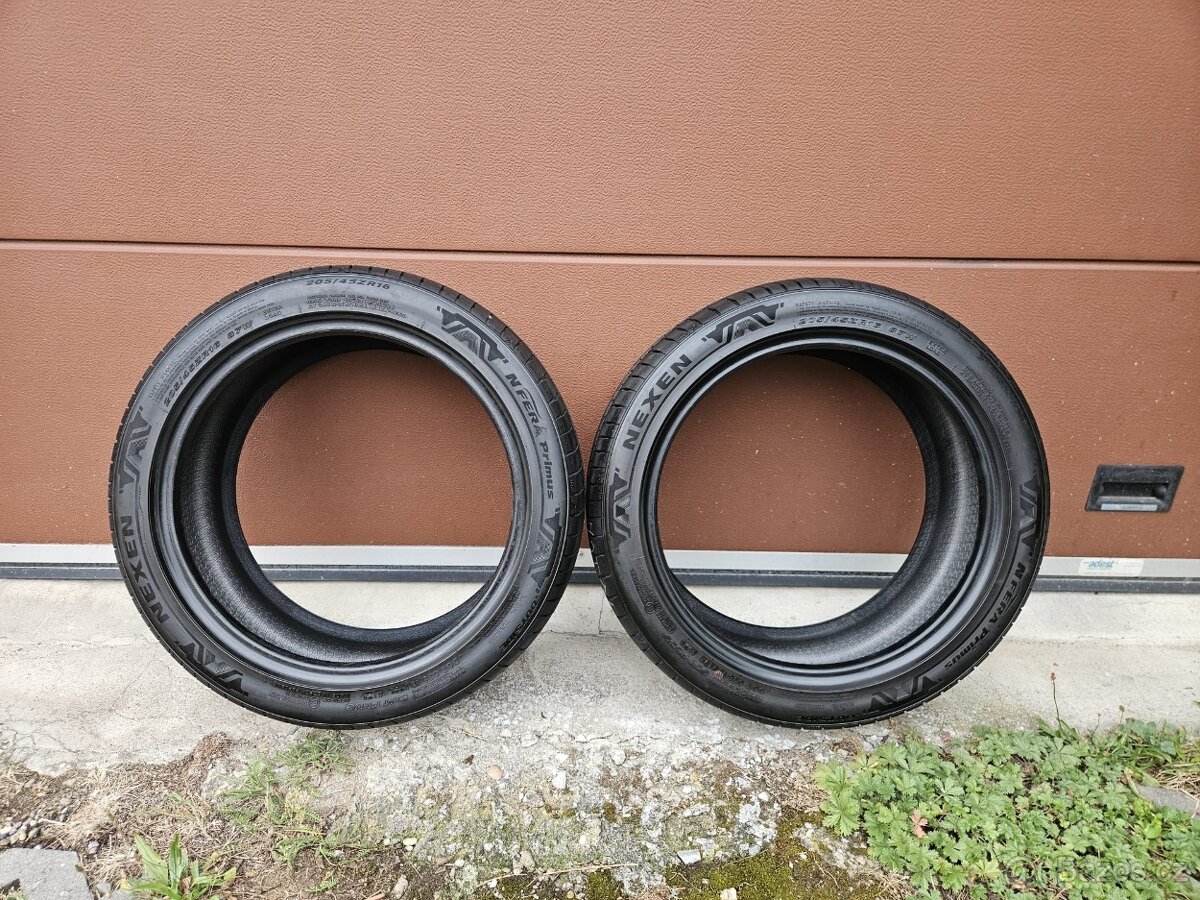 Letní pneumatiky 205/45/16, NEXEN