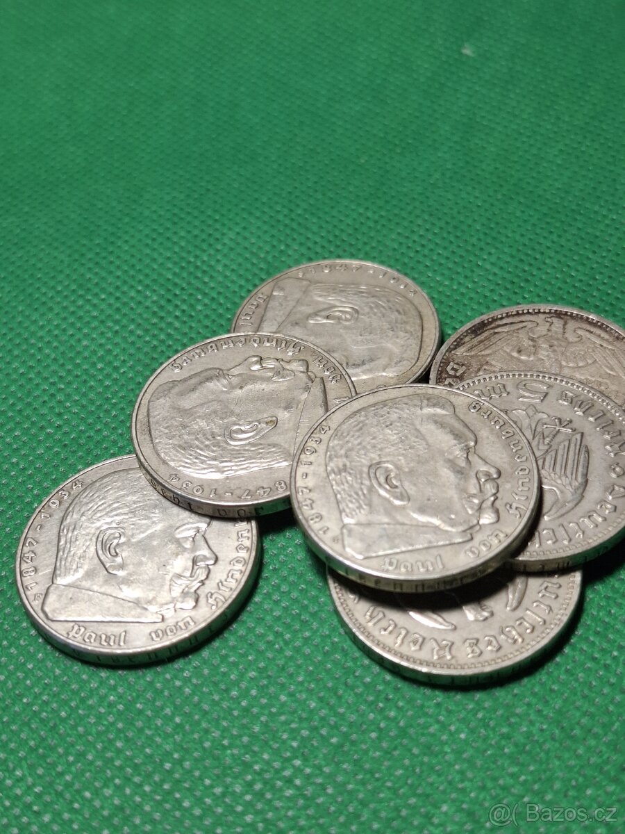 7 kusu AG minci 5 Mark