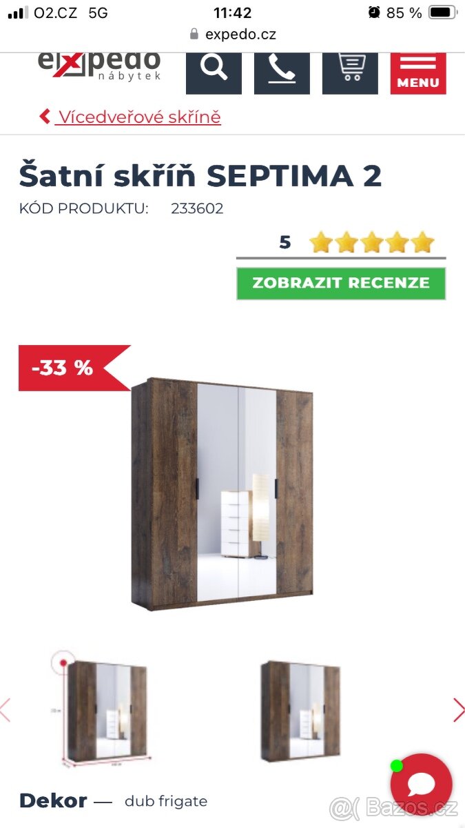 Šatní skříň