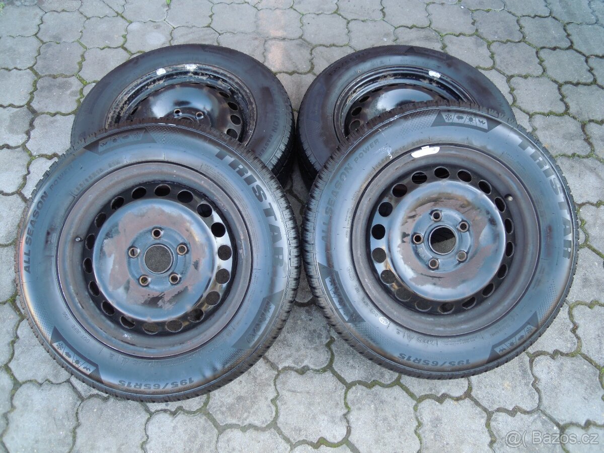 Sada kol 5x112 - WV, Škoda - 195/65/R15 Universal ZIMA-LETO