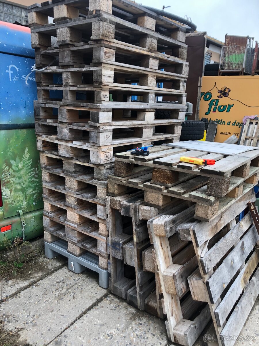 Europalety cca 24ks cena za kus 100kč