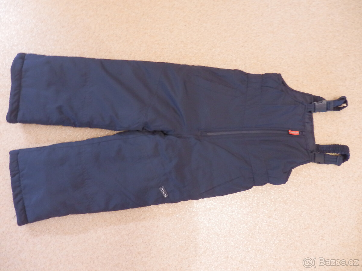 Teplé zimní kalhoty 110/116