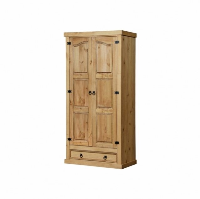 Dřevěná skříň 2dveřová CORONA vosk 162820