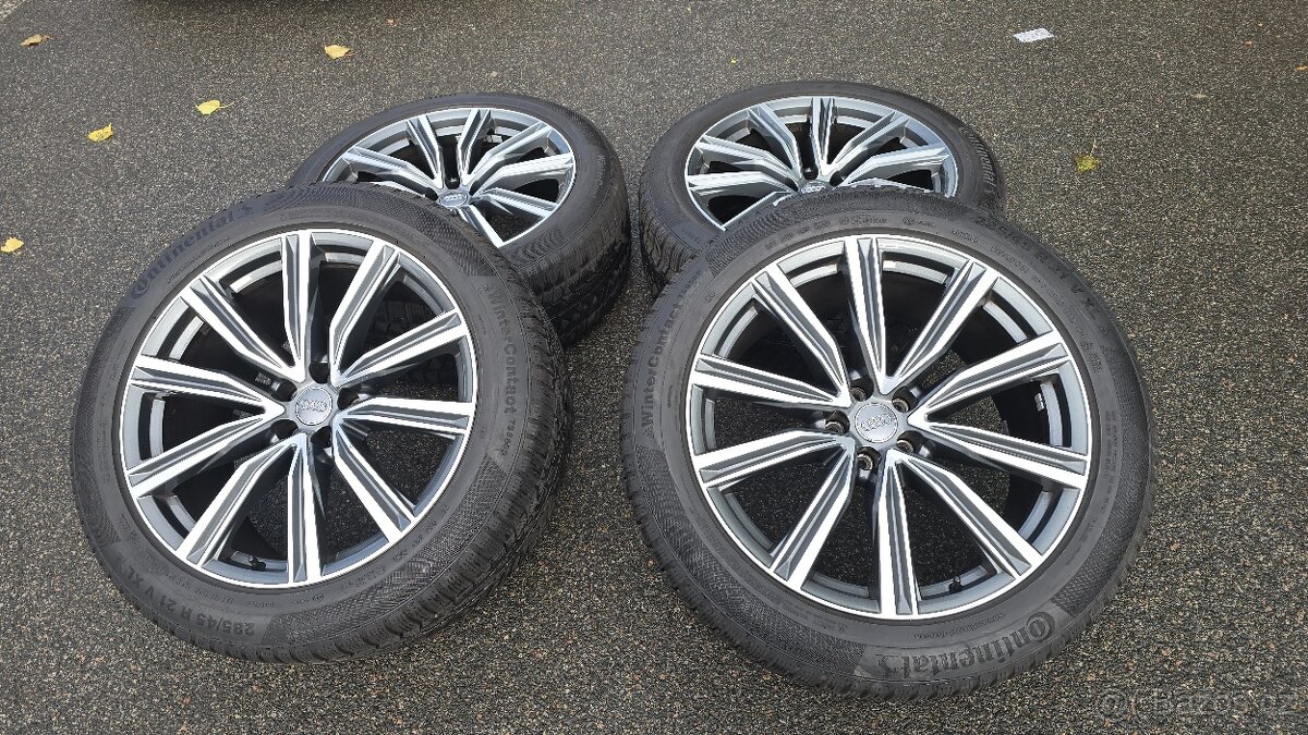 21"alu design AUDI Q8 se zimními pneu 285/45R21 Continental