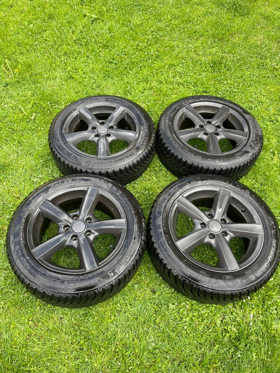 alu sada zimní Ford,Volvo 205/55/R16 5x108 - vzorek 90%