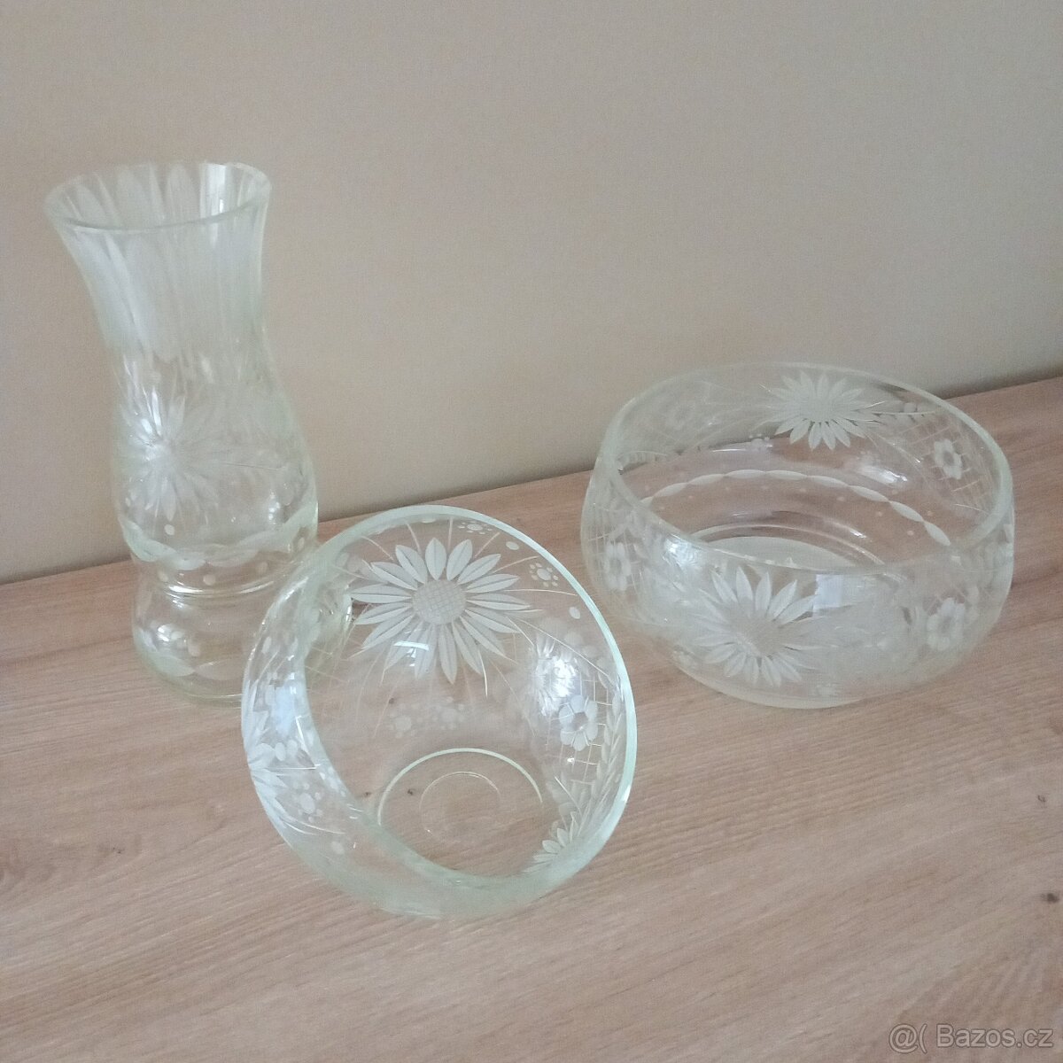 Broušená třídílná sada