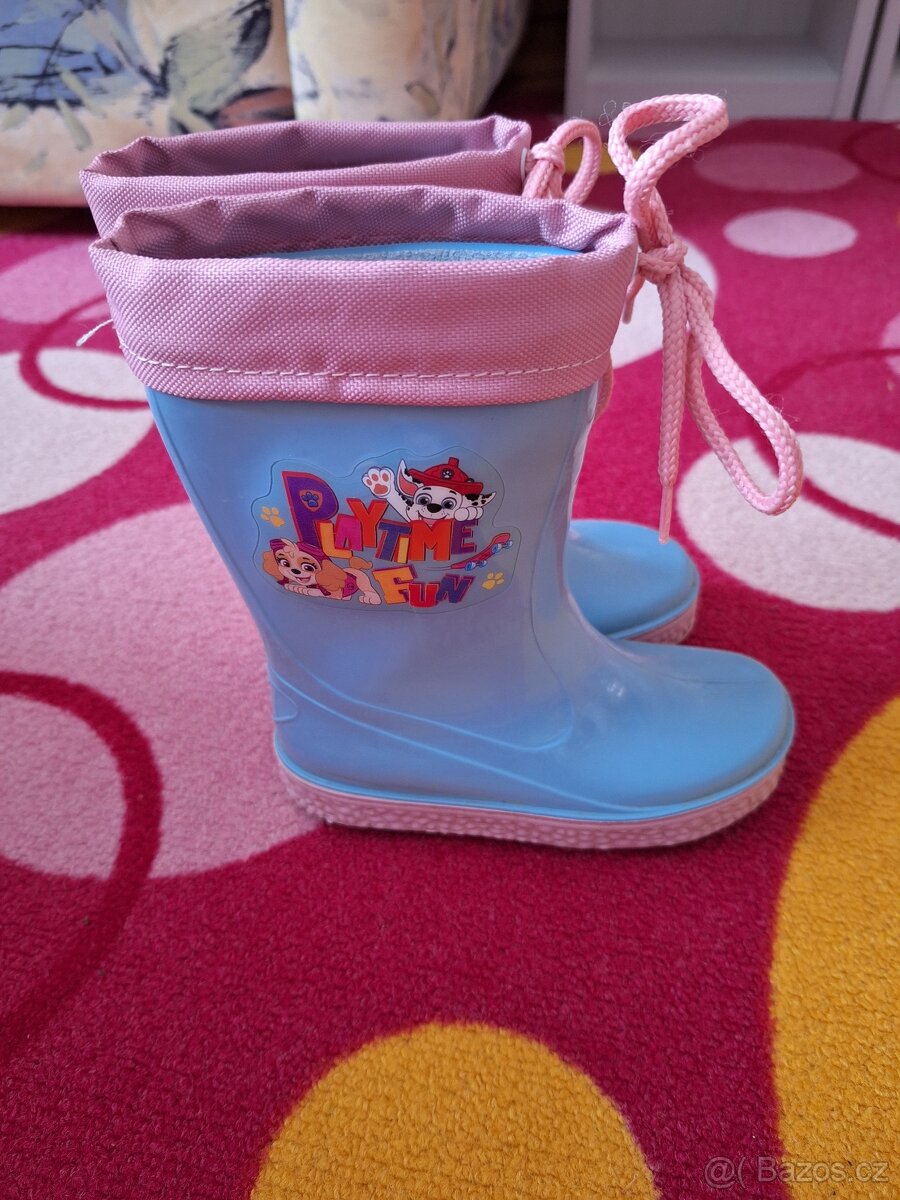 Holínky pro holčičku vel. 25