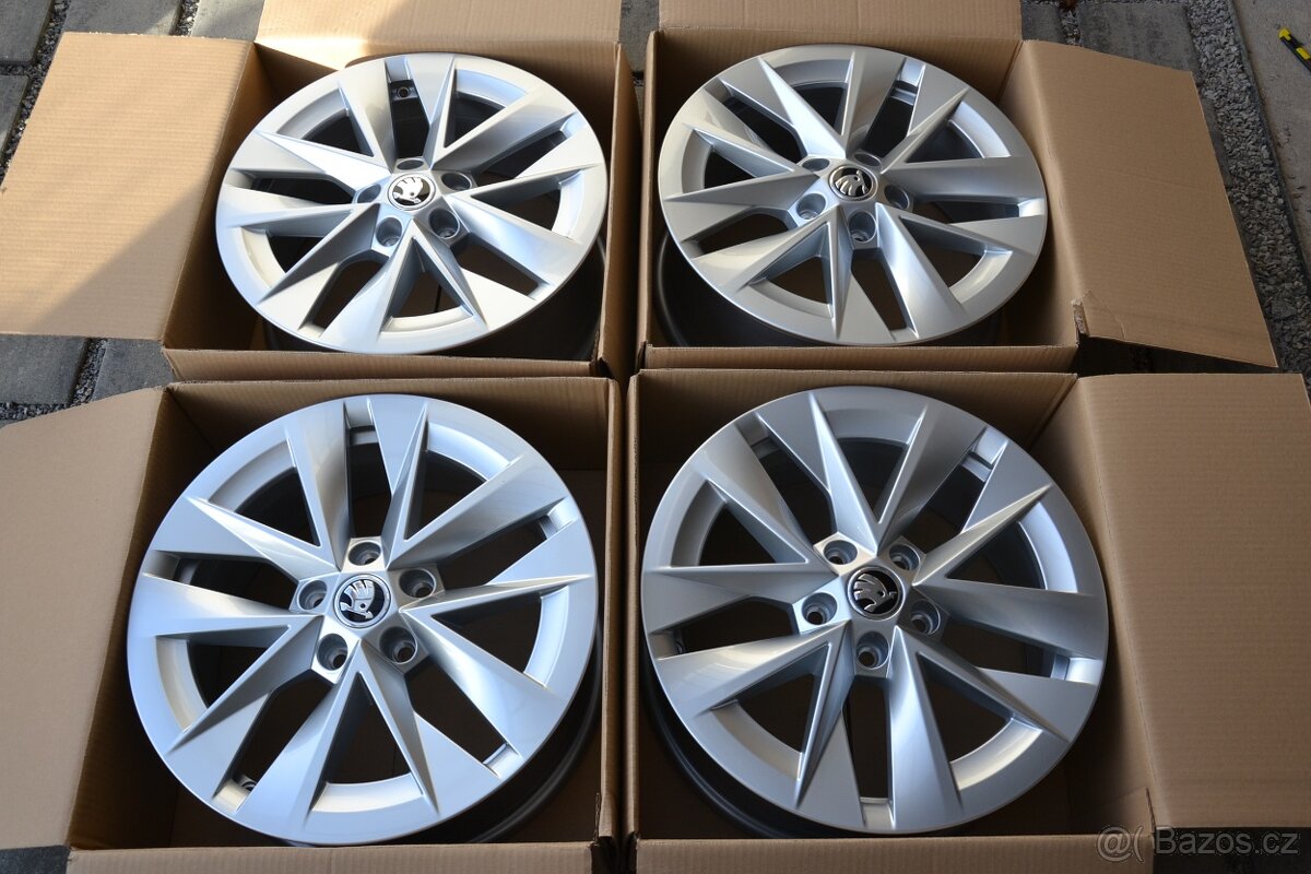 Škoda Octavia IV- 17 NOVÉ orig.ALU disky 7x17,5x112