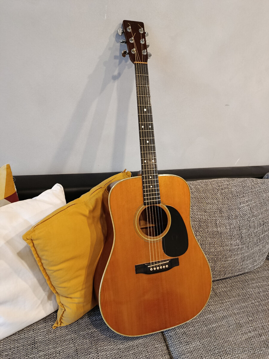 akustická kytara Martin D-28 z roku 1976