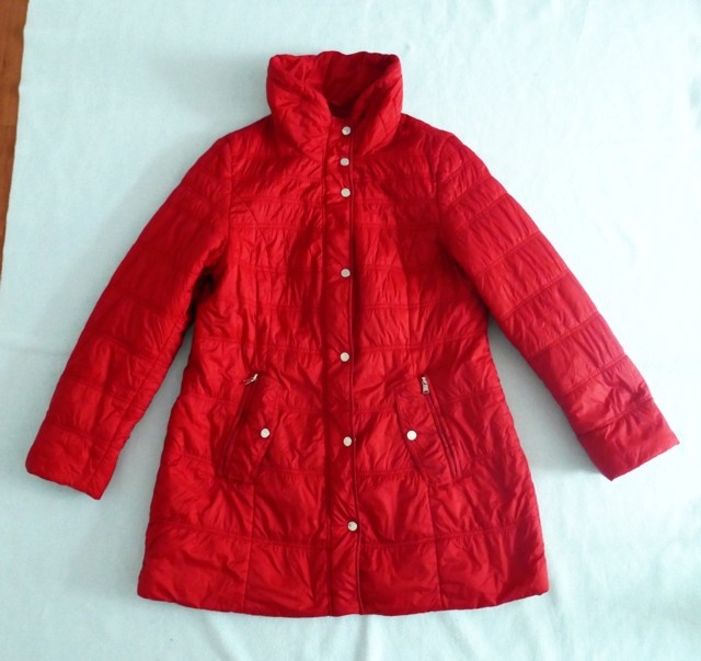 Zimní vínová prošívaná bunda, vel. L, zn. Betty Barclay