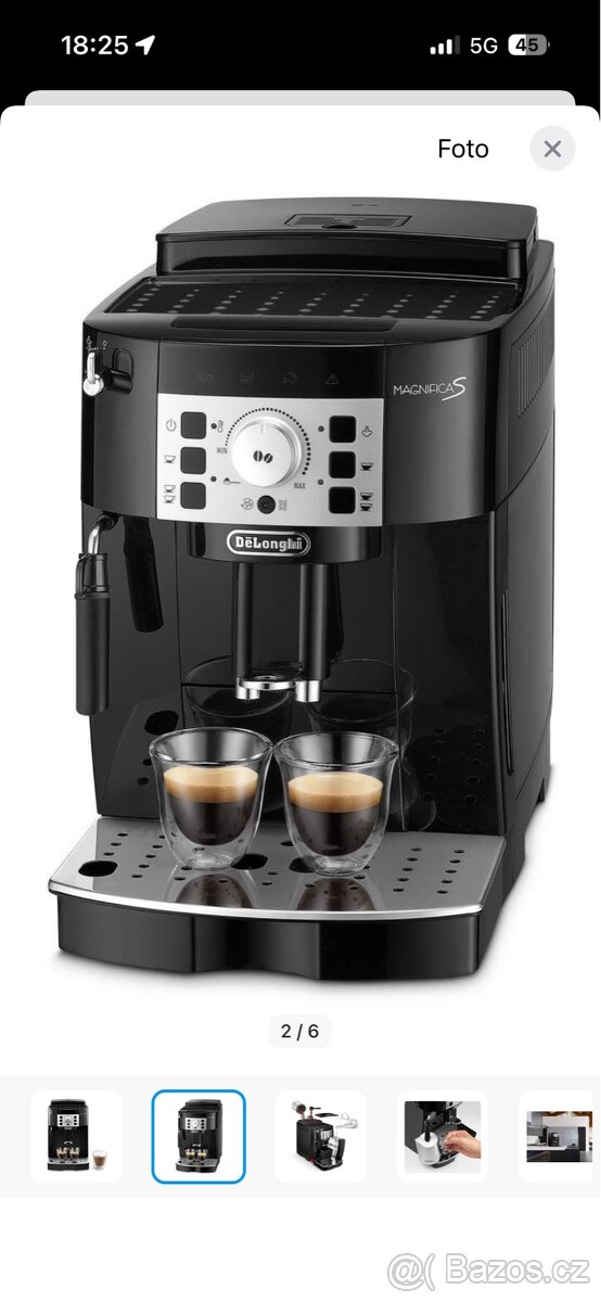 Automaticky kavovar Delonghi Magnifica S