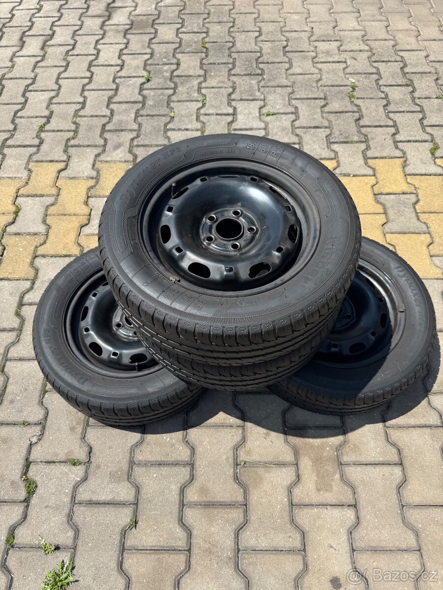 Plechová letní kola 15” Škoda