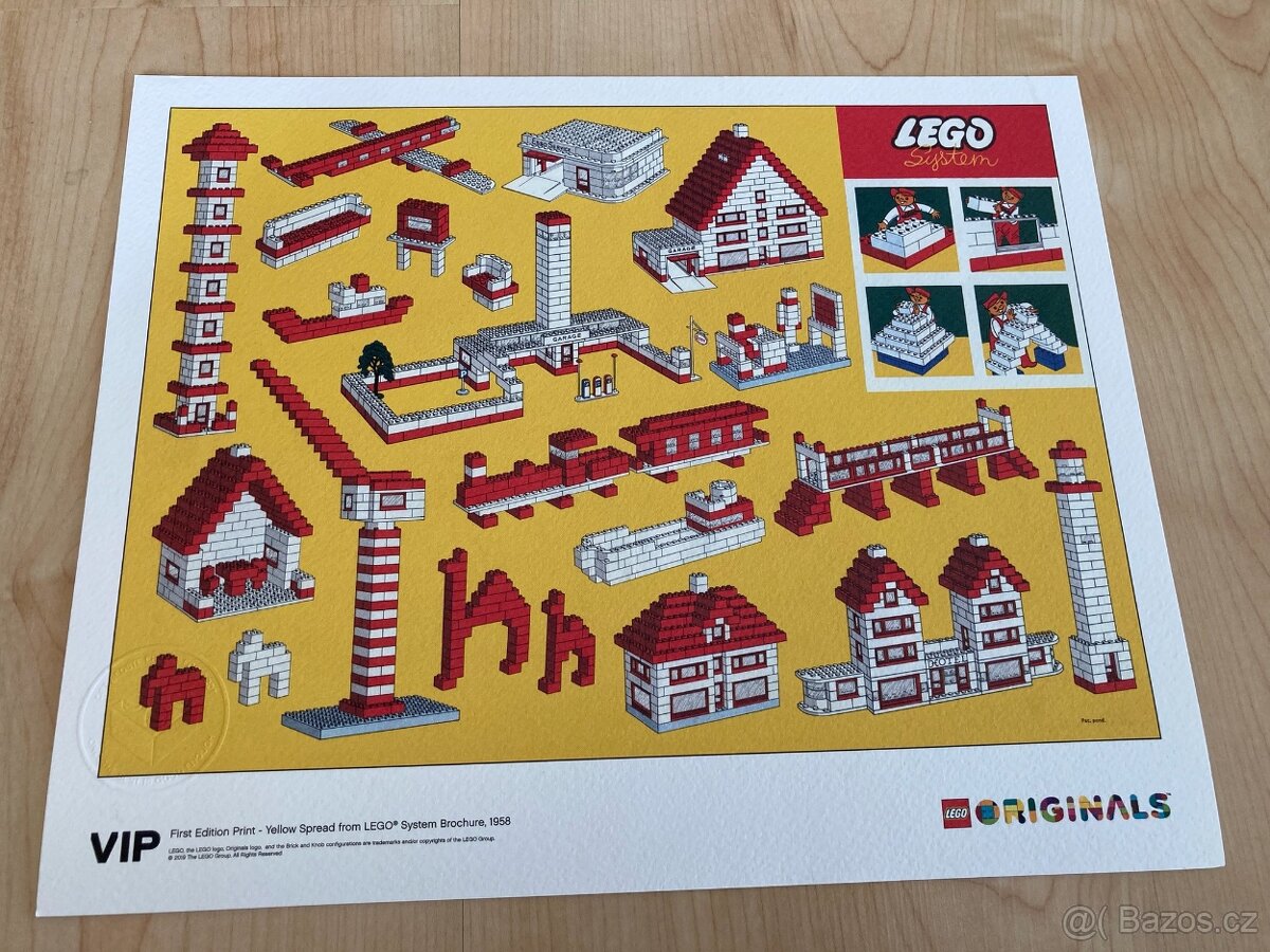 Lego Originals VIP Print - různé druhy - limitované edice