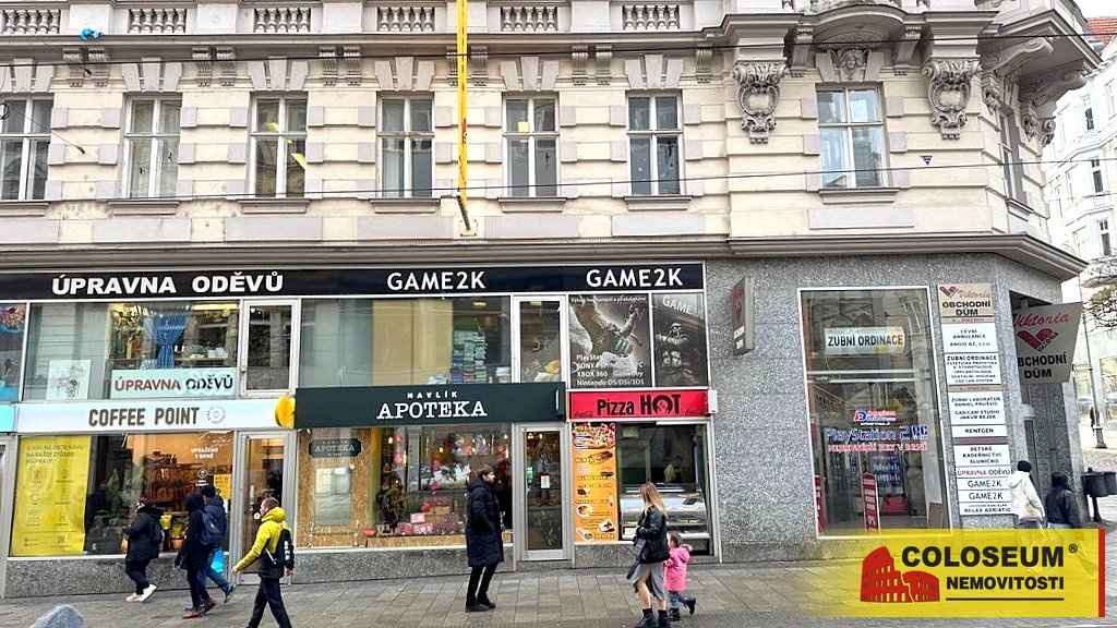 Brno-město, pronájem obchodní prostory, 30 m2, prodejna - ko
