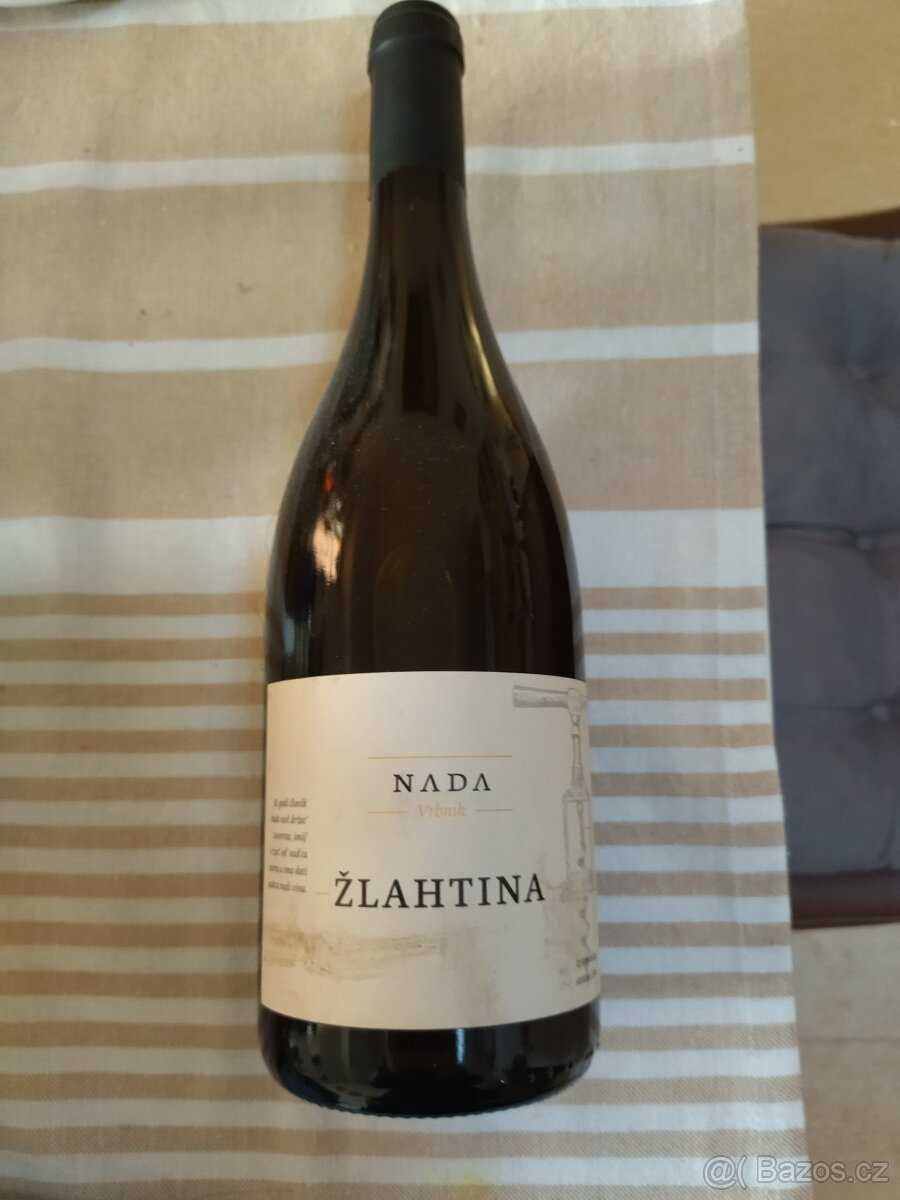 CHORVATSKÉ BÍLÉ VÍNO ŽLAHTINA