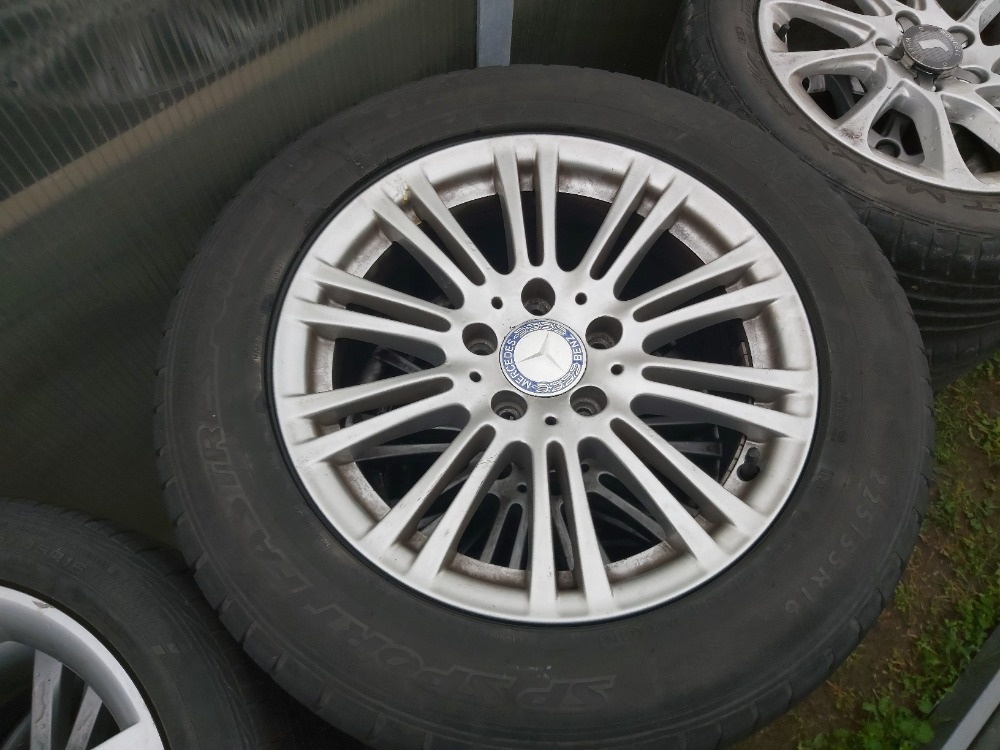 4x alu kola 5x112 "16" + pneu letní 225/55 R16