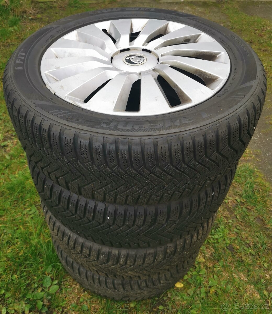 Zimní sada 5x112 R16 205/55 R16 7mm