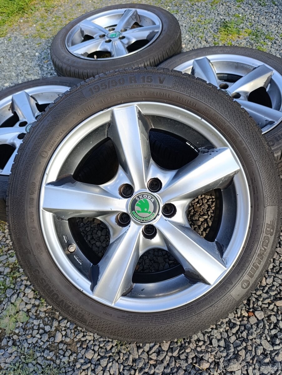 Alu kola R15 Škoda, VW, Audi, Seat